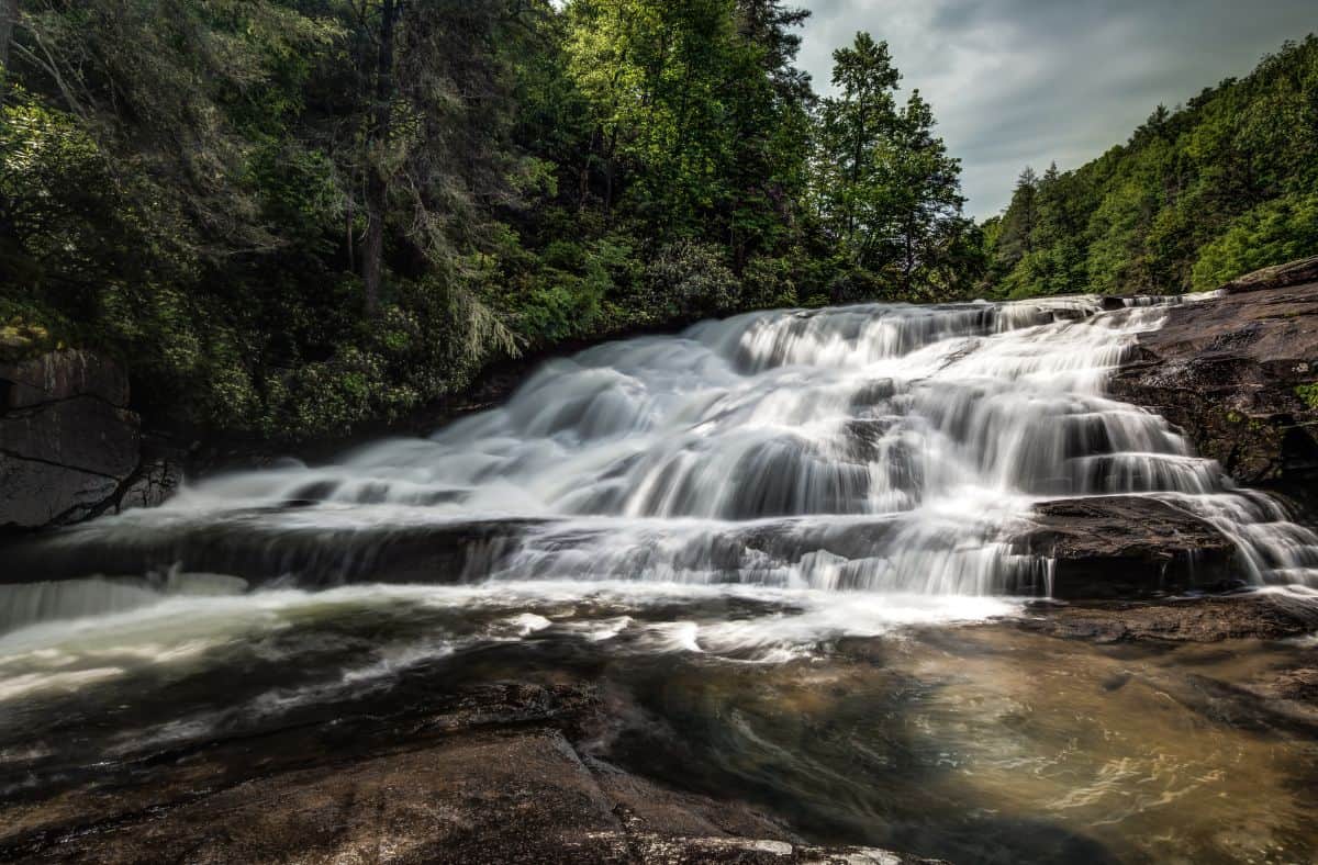 Waterfalls near Brevard NC Triple Falls