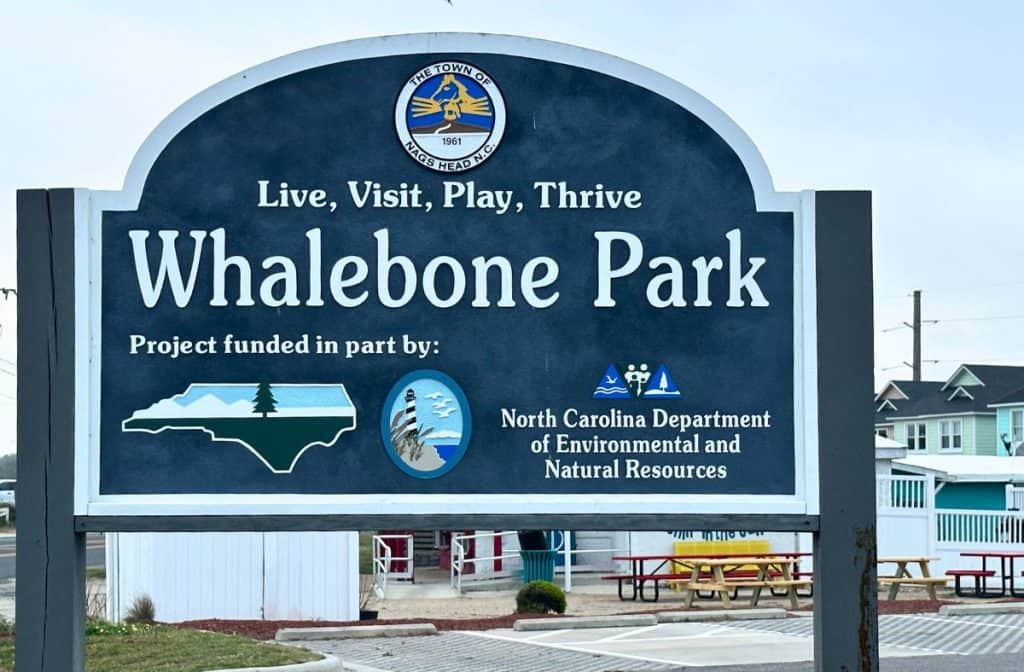 Whalebone Park Sign