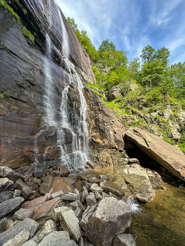 Hickory Nut Falls at Chimney Rock State Park + 7 Great Tips