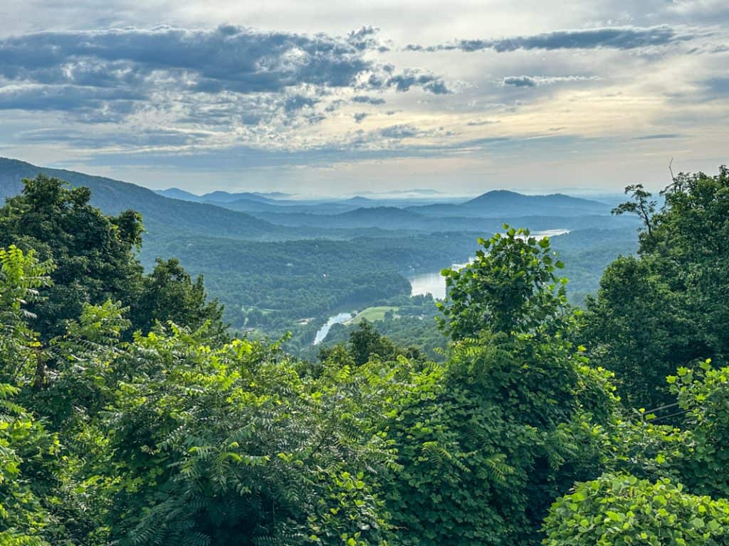 View from Chimney Rock State Park