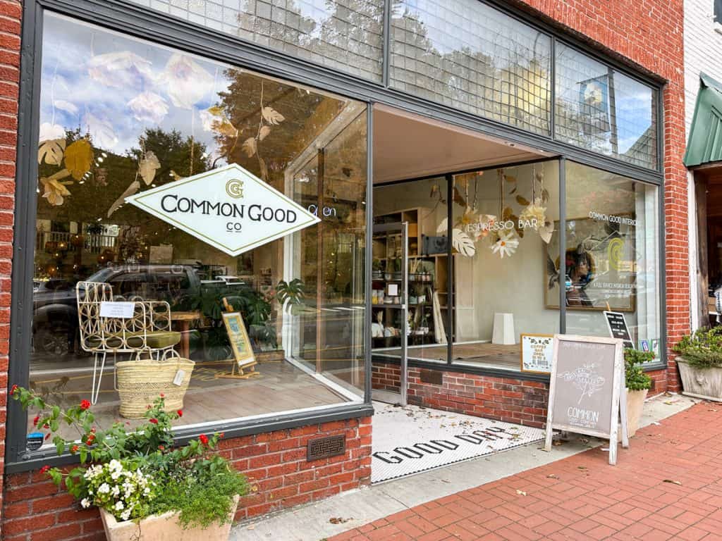 Common Good Co in Downtown Boone NC