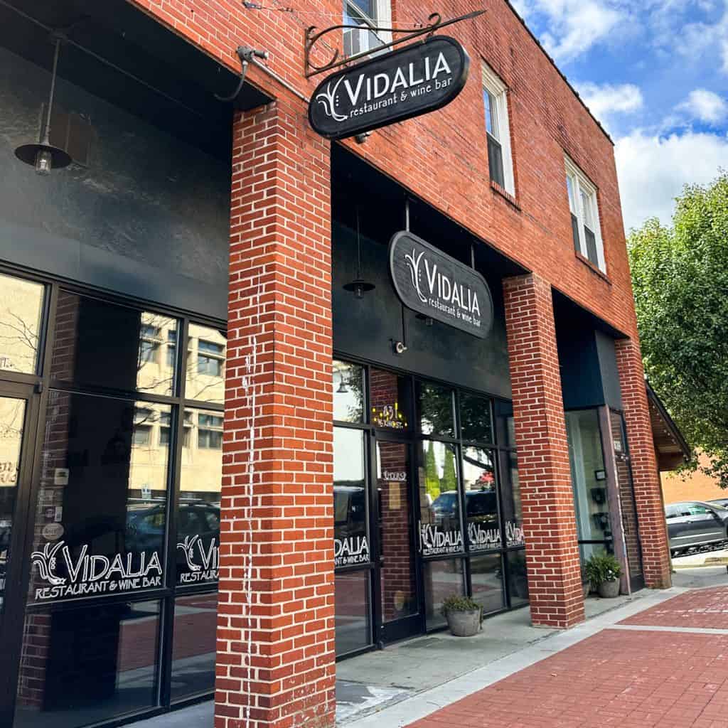 Vidalia Restaurant and Wine Bar in Downtown Boone NC