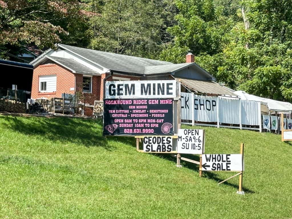 Rockhound Ridge Gem Mine in Sylva NC