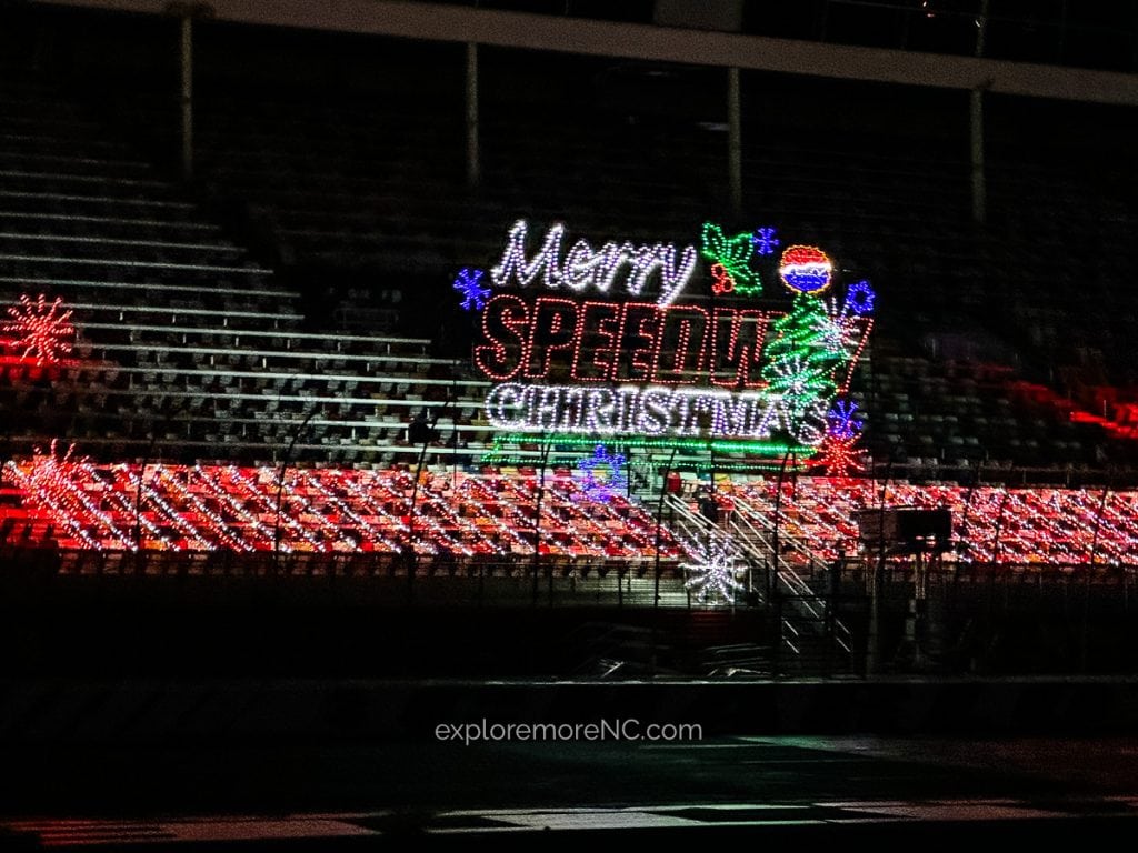 Charlotte Motor Speedway Christmas Lights