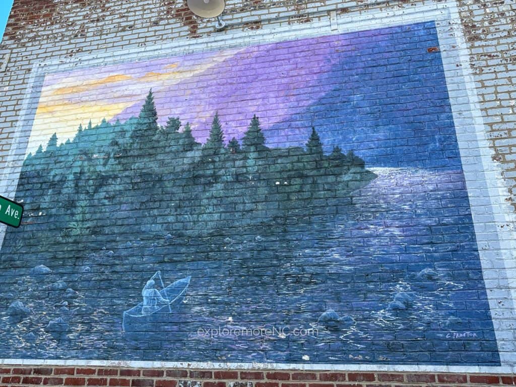 Mural in Downtown West Jefferson NC